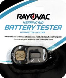 Rayovac battery tester + LCD display se schránkou na baterie