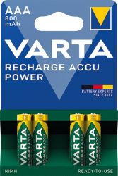 VARTA nabíjecí baterie 56703 AAA micro accu 800 mAh, Ni-MH / bl.4   R2U přednabité accu