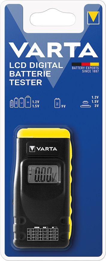 VARTA LCD digitální tester baterií 