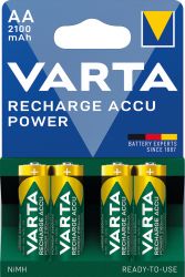 VARTA nabíjecí baterie 56706 AA mignon accu 2100 mAh, Ni-MH / bl.4   R2U - přednabité