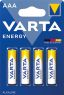 1 - baterie VARTA Energy alkaline 4103 AAA LR03  BL4 