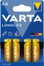 1 - VARTA 4106 Longlife AA LR6 blister/4 