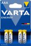 1 - baterie VARTA Energy alkaline 4103 AAA LR03  BL4 