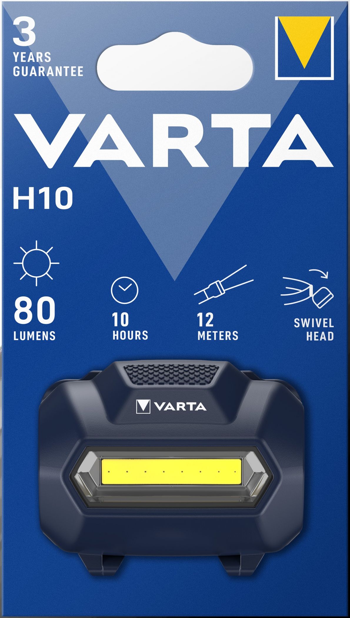 LED čelová svítilna Varta 15672 Value Headlight H10   
