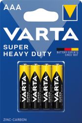 baterie VARTA 2003 Super heavy duty AAA mikrotužka R03 blister/4 ks